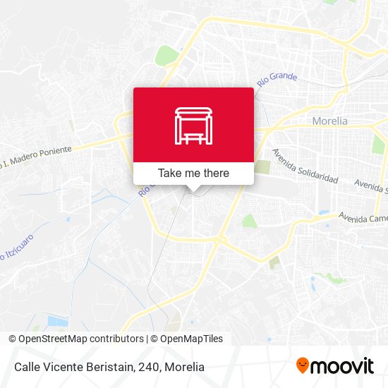 Calle Vicente Beristain, 240 map