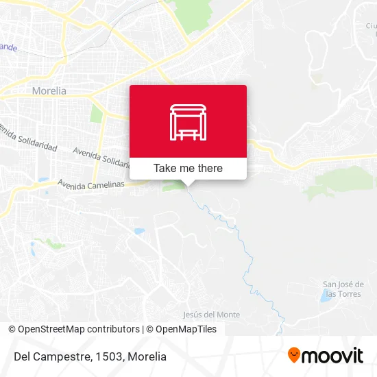 Del Campestre, 1503 map