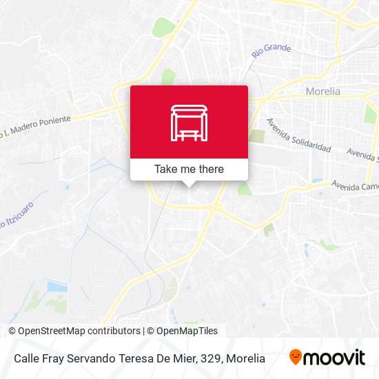 Mapa de Calle Fray Servando Teresa De Mier, 329
