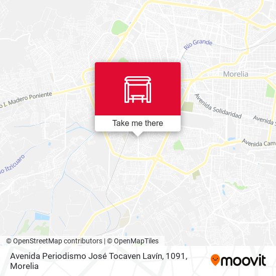 Avenida Periodismo José Tocaven Lavín, 1091 map