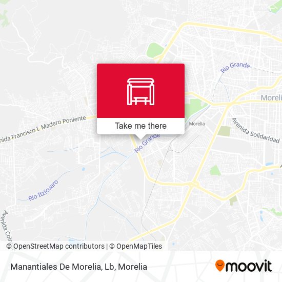 Mapa de Manantiales De Morelia, Lb