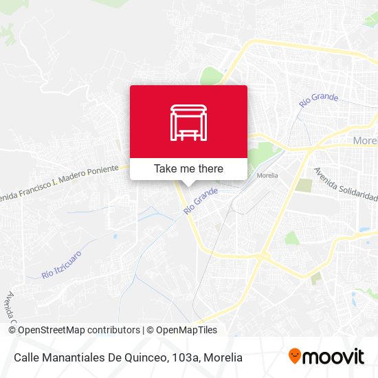 Mapa de Calle Manantiales De Quinceo, 103a