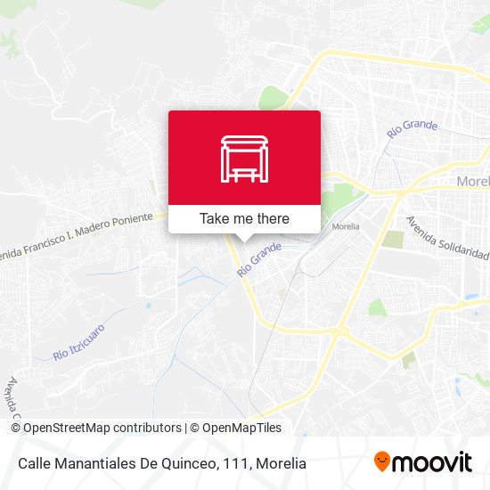 Mapa de Calle Manantiales De Quinceo, 111