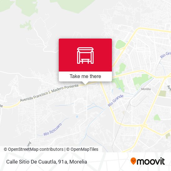 Calle Sitio De Cuautla, 91a map