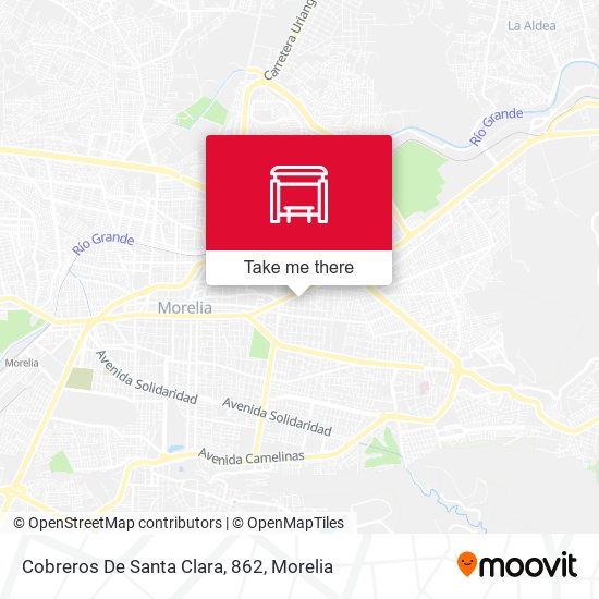 Mapa de Cobreros De Santa Clara, 862