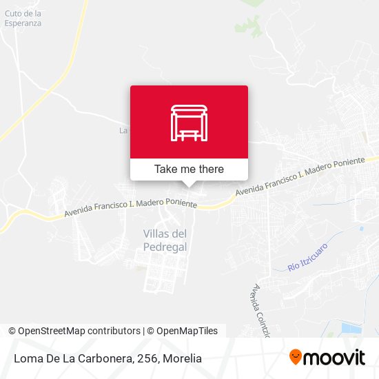 Loma De La Carbonera, 256 map