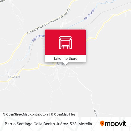 Mapa de Barrio Santiago Calle Benito Juárez, 523