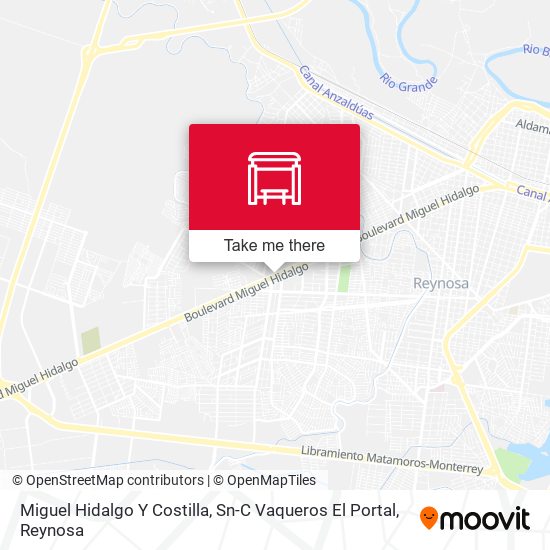 Miguel Hidalgo Y Costilla, Sn-C Vaqueros El Portal map