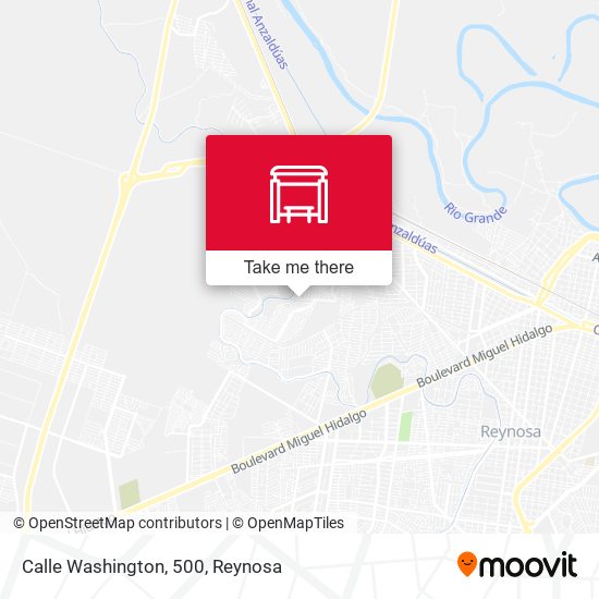Mapa de Calle Washington, 500
