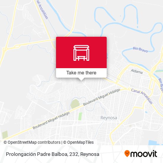 Prolongación Padre Balboa, 232 map
