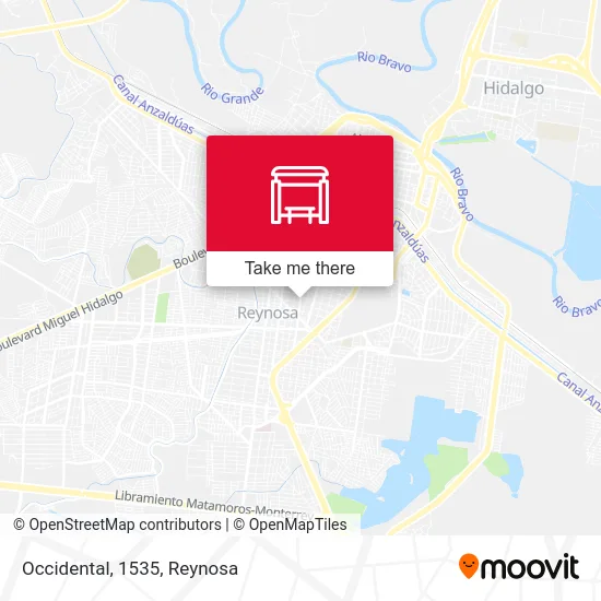 Occidental, 1535 map