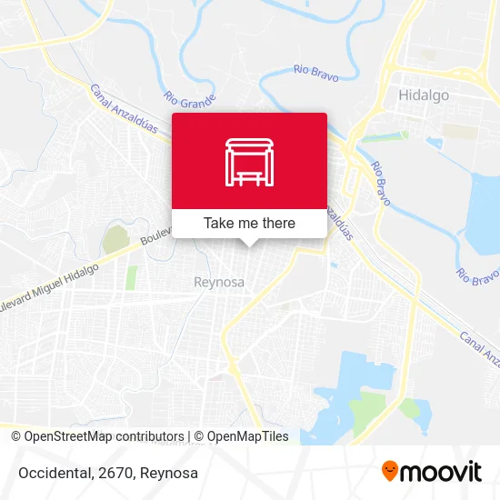 Occidental, 2670 map