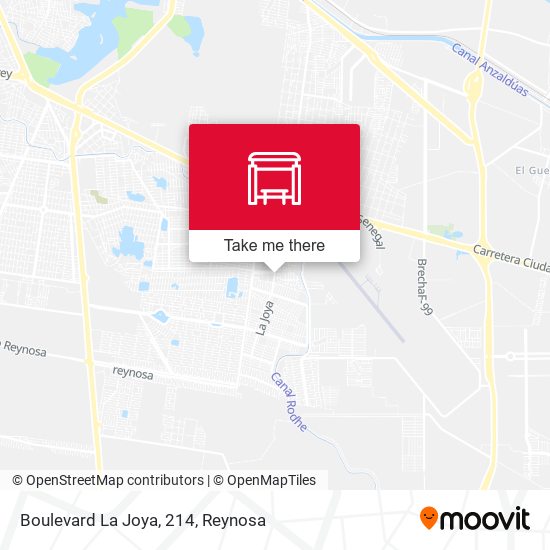 Boulevard La Joya, 214 map