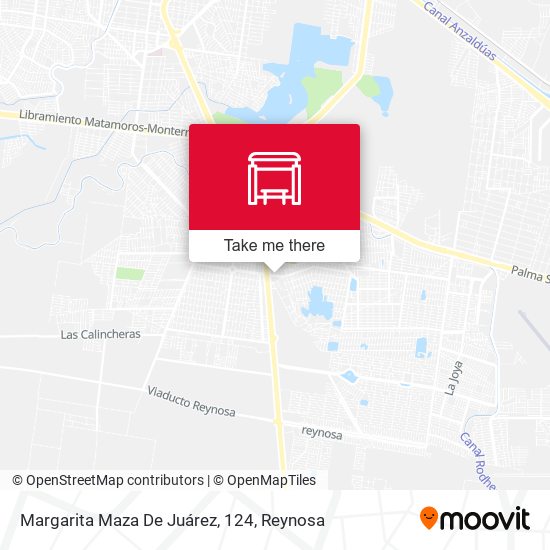 Mapa de Margarita Maza De Juárez, 124