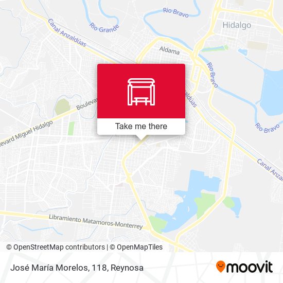 José María Morelos, 118 map