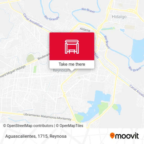 Aguascalientes, 1715 map