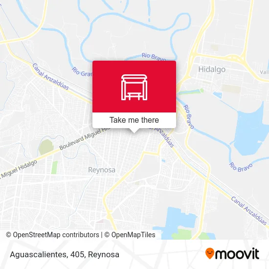 Aguascalientes, 405 map