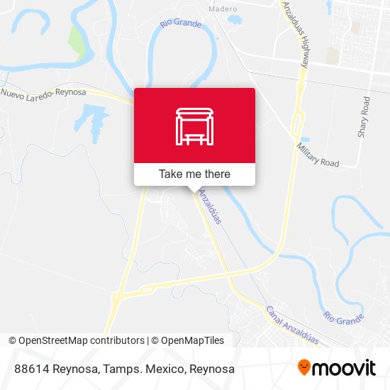 88614 Reynosa, Tamps. Mexico map