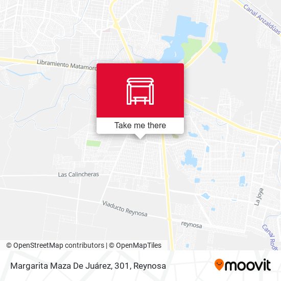 Margarita Maza De Juárez, 301 map