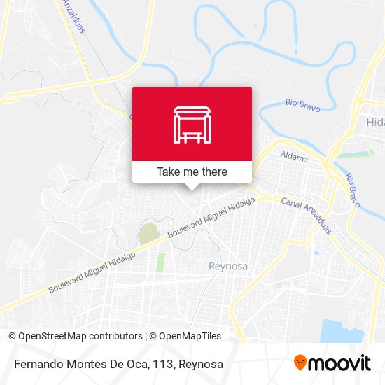Fernando Montes De Oca, 113 map