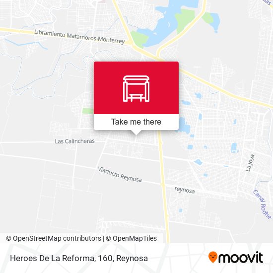 Mapa de Heroes De La Reforma, 160