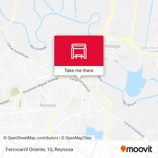 Ferrocarril Oriente, 10 map