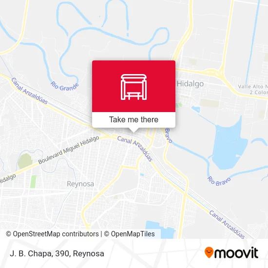 J. B. Chapa, 390 map