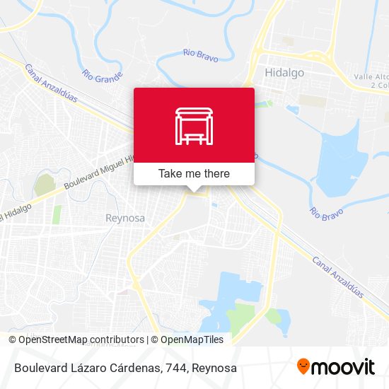 Boulevard Lázaro Cárdenas, 744 map