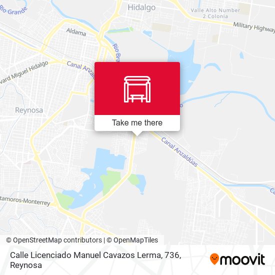 Calle Licenciado Manuel Cavazos Lerma, 736 map