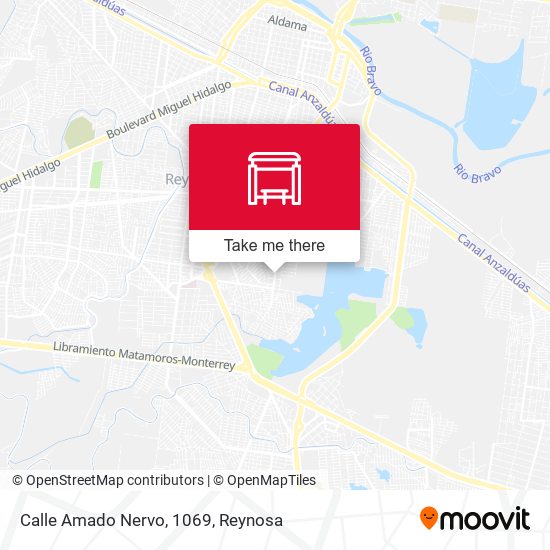 Mapa de Calle Amado Nervo, 1069