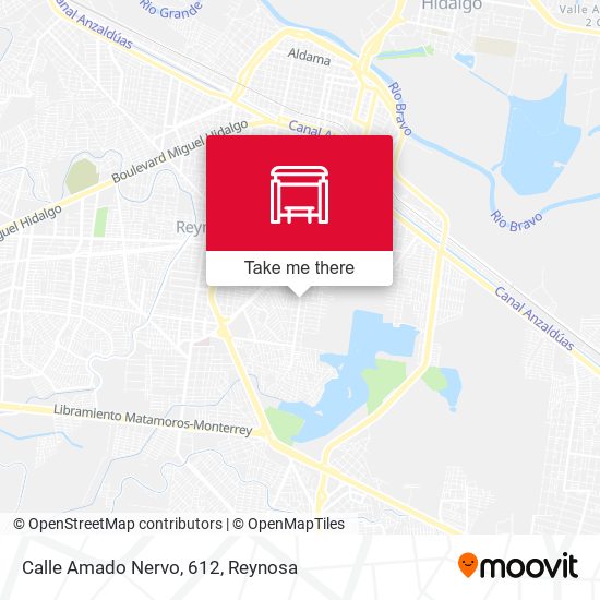 Mapa de Calle Amado Nervo, 612