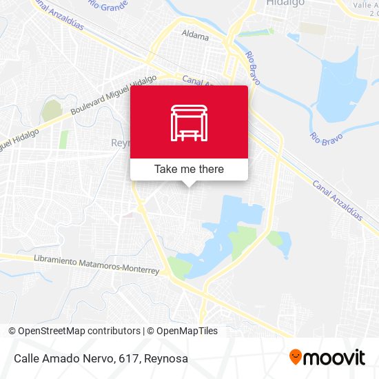 Mapa de Calle Amado Nervo, 617
