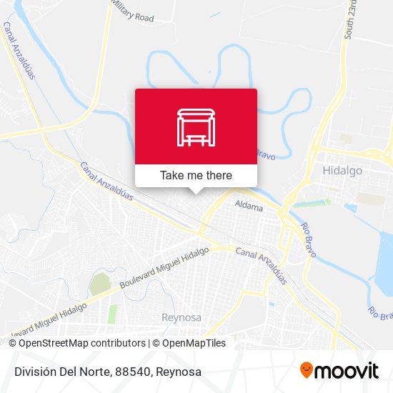 División Del Norte, 88540 map
