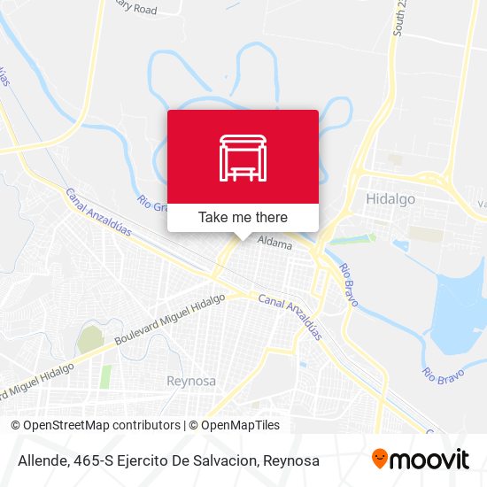 Allende, 465-S Ejercito De Salvacion map