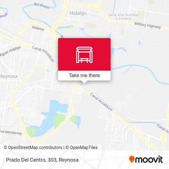 Prado Del Centro, 303 map