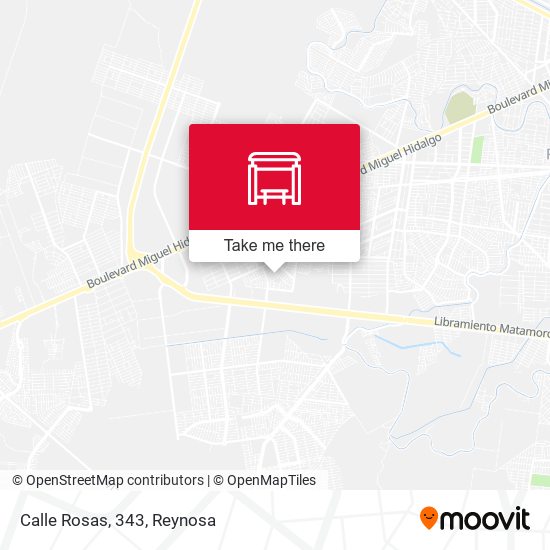 Calle Rosas, 343 map