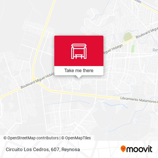 Mapa de Circuito Los Cedros, 607