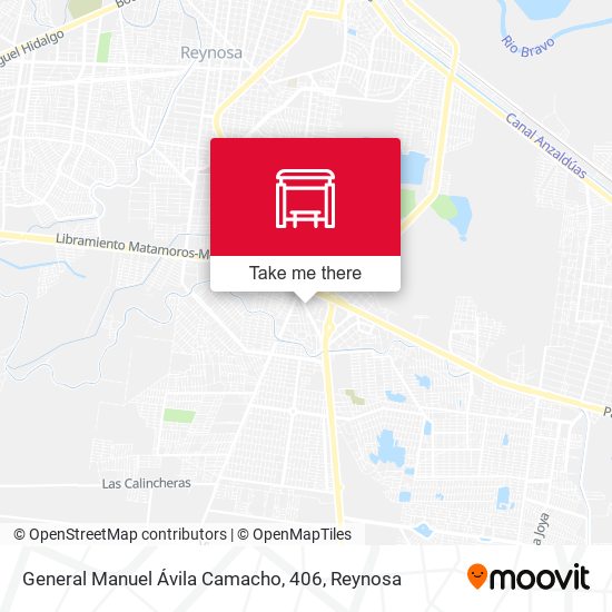 General Manuel Ávila Camacho, 406 map