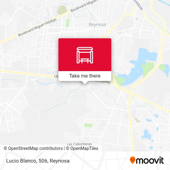 Lucio Blanco, 506 map