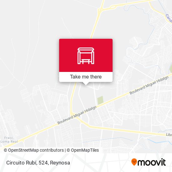 Mapa de Circuito Rubí, 524