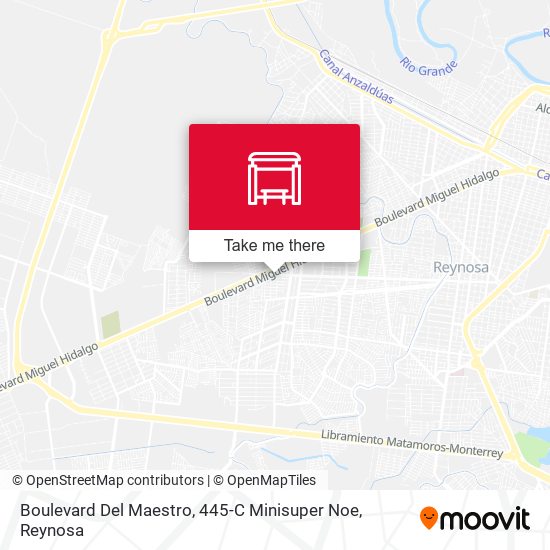 Mapa de Boulevard Del Maestro, 445-C Minisuper Noe