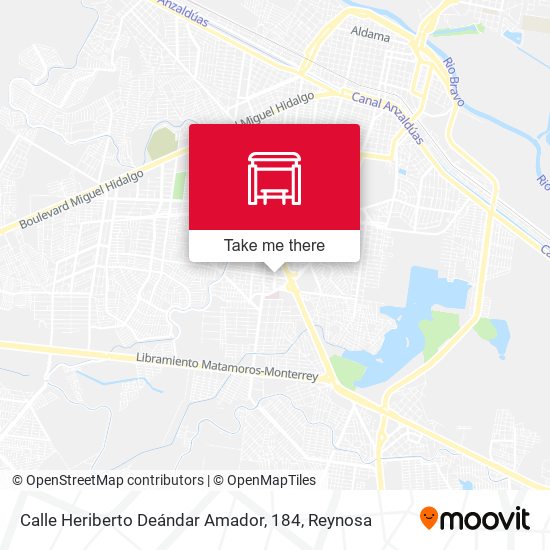 Calle Heriberto Deándar Amador, 184 map