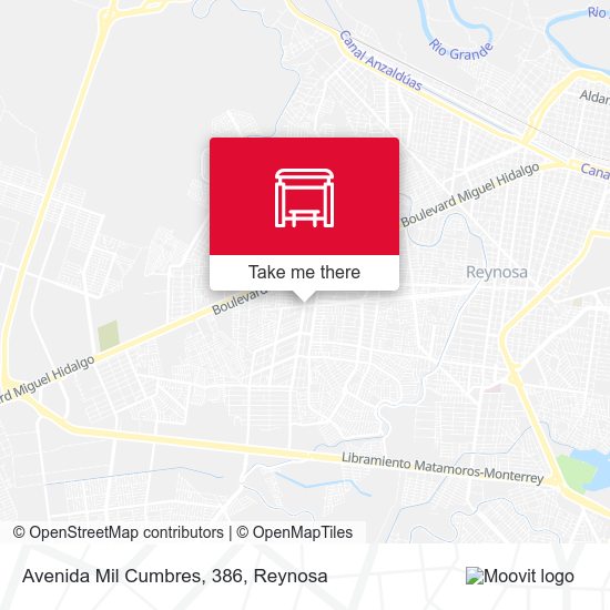 Avenida Mil Cumbres, 386 map