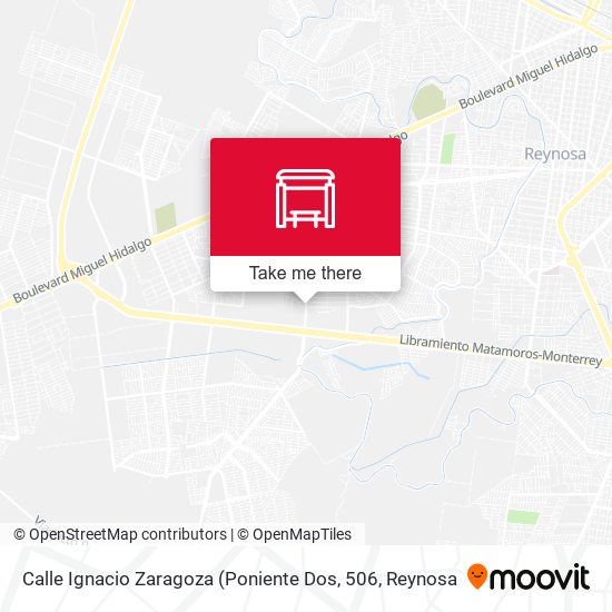Calle Ignacio Zaragoza map
