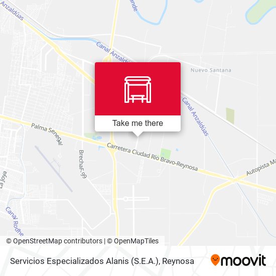 Mapa de Servicios Especializados Alanis (S.E.A.)