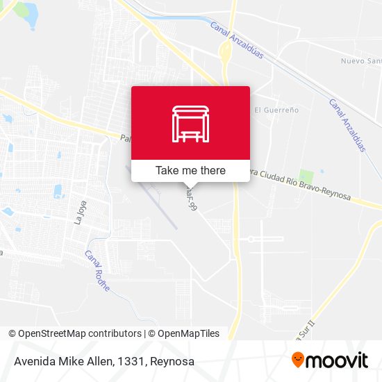 Mapa de Avenida Mike Allen, 1331
