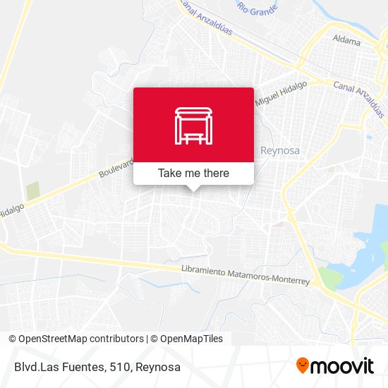 Blvd.Las Fuentes, 510 map