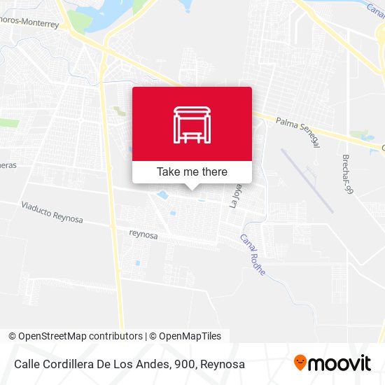 Mapa de Calle Cordillera De Los Andes, 900