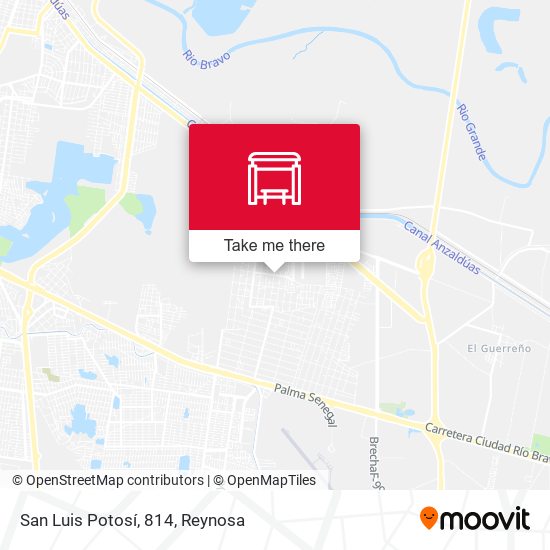 San Luis Potosí, 814 map