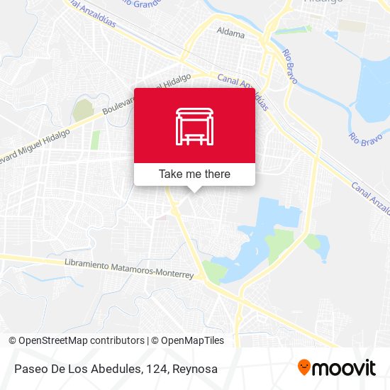 Mapa de Paseo De Los Abedules, 124
